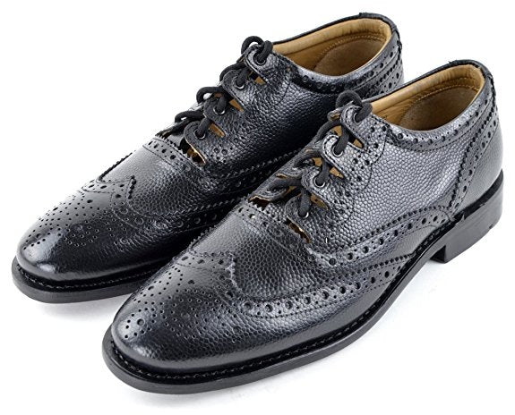 Gents Grained Leather Ghillie Brogue