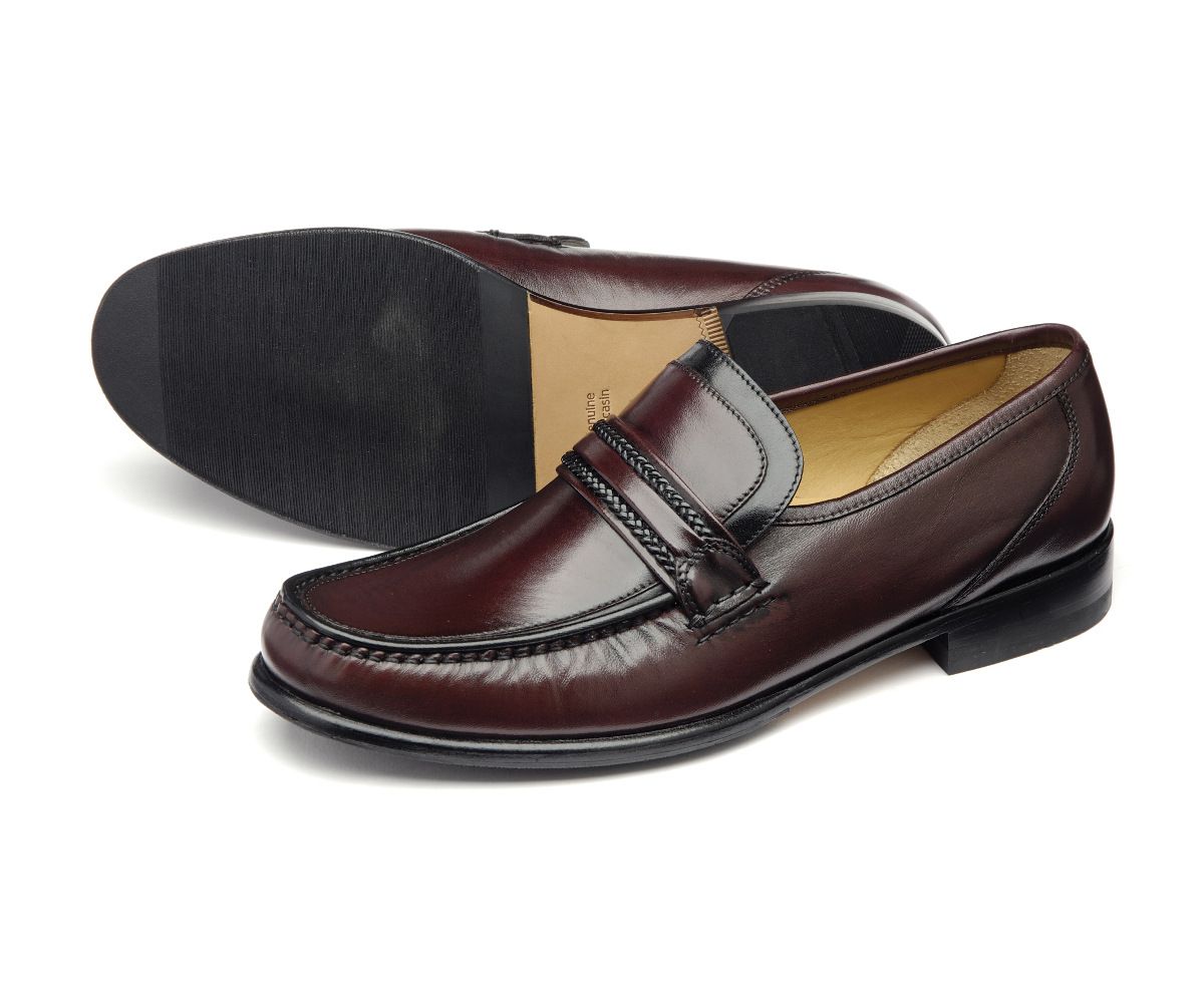Loake Shoemakers Collection - The Rome Burgundy - Thistle Shoes Scotland